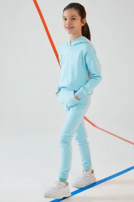 Gyzlar üçin komplekt DeFacto, Reňk: Açyk gök, Ölçeg: 6-7 ýaş