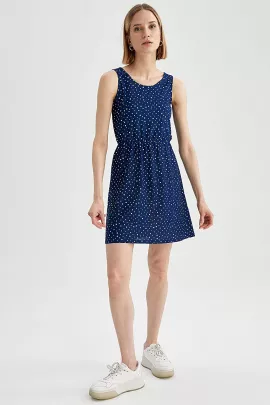 Платье DeFacto, Цвет: Синий, Размер: XS, изображение 3