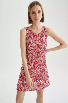 Платье DeFacto, Цвет: Коралловый, Размер: XS, изображение 3