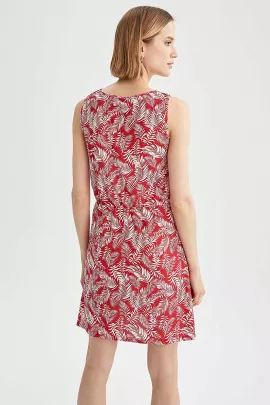 Платье DeFacto, Цвет: Коралловый, Размер: XS, изображение 4