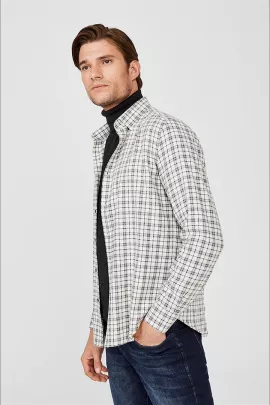 Рубашка  AVVA, Цвет: Серый, Размер: XL, изображение 3
