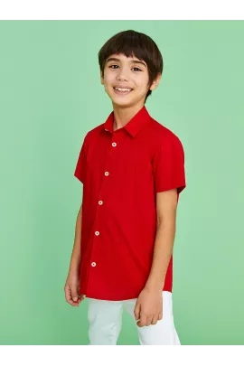Рубашка LC Waikiki, Цвет: Красный, Размер: 7-8 лет