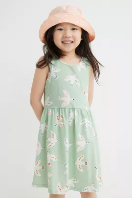 Платье H&M, Цвет: Зеленый, Размер: 6-8 лет