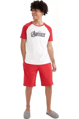 Пижамный комплект DeFacto, Цвет: Красный, Размер: S