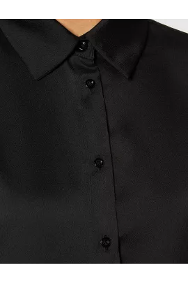 Рубашка Koton, Цвет: Черный, Размер: 36, изображение 3