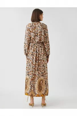 Платье Koton, Цвет: Бежевый, Размер: 40, изображение 4
