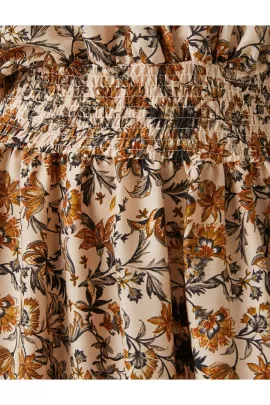 Платье Koton, Цвет: Бежевый, Размер: 40, изображение 6