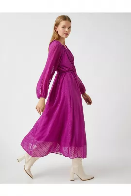 Платье Koton, Цвет: Сиреневый, Размер: 36