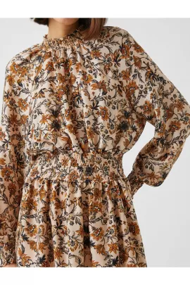 Платье Koton, Цвет: Бежевый, Размер: 40, изображение 5