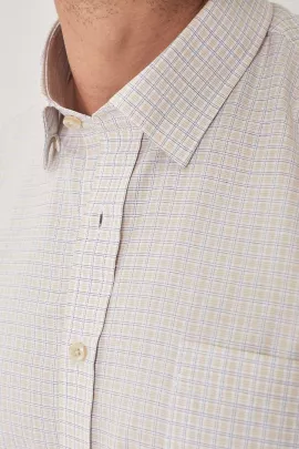 Рубашка ALTINYILDIZ CLASSICS, Цвет: Бежевый, Размер: L, изображение 4