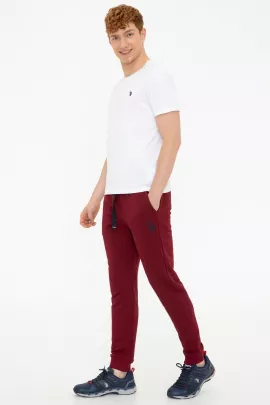 Спортивные штаны US POLO ASSN, Цвет: Бордовый, Размер: M, изображение 2