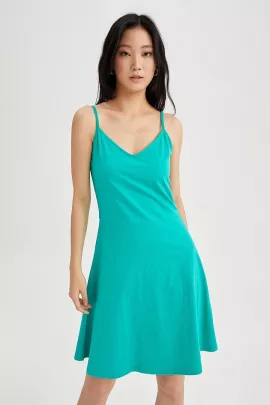Платье DeFacto, Цвет: Бирюзовый, Размер: M, изображение 2