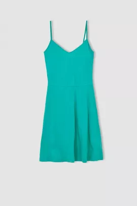 Платье DeFacto, Цвет: Бирюзовый, Размер: M, изображение 4