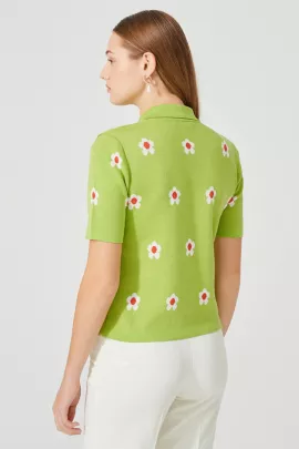 Блузка ADL, Цвет: Зеленый, Размер: S, изображение 5