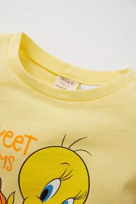 Пижамный комплект DeFacto, Цвет: Желтый, Размер: 3-4 года, изображение 3