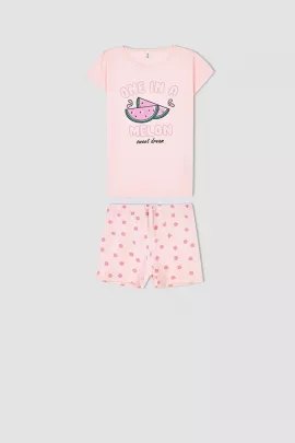 Пижамный комплект DeFacto, Цвет: Розовый, Размер: 7-8 лет