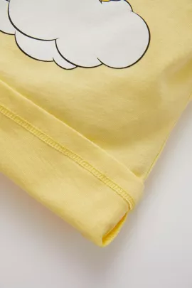 Пижамный комплект DeFacto, Цвет: Желтый, Размер: 3-4 года, изображение 4