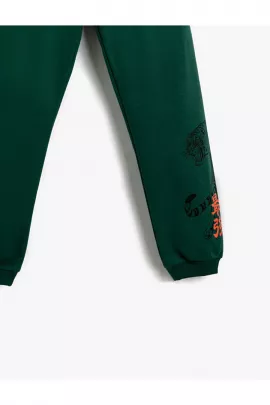 Спортивные штаны Koton, Цвет: Зеленый, Размер: 7-8 лет, изображение 3