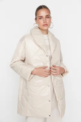 Куртка TRENDYOLMILLA, Цвет: Бежевый, Размер: M