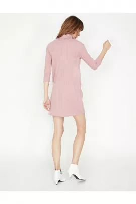 Платье Koton, Цвет: Розовый, Размер: L, изображение 5