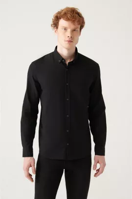 Рубашка AVVA, Цвет: Черный, Размер: 3XL