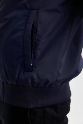Куртка-бомбер DeFacto, Цвет: Синий, Размер: XL, изображение 4