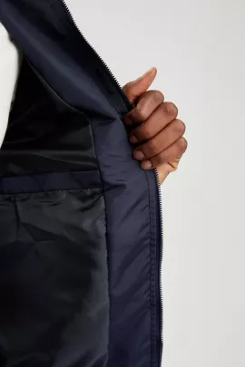Куртка-бомбер DeFacto, Цвет: Синий, Размер: XL, изображение 3