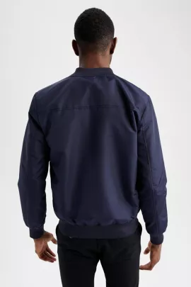 Куртка-бомбер DeFacto, Цвет: Синий, Размер: XL, изображение 5