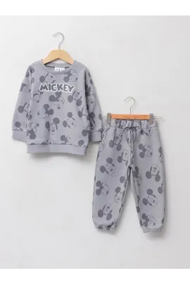 Комплект LC Waikiki, Цвет: Серый, Размер: 12-18 мес.