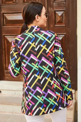 Женский пиджак с подкладкой Armonika, Цвет: Разноцветный, Размер: L, изображение 4