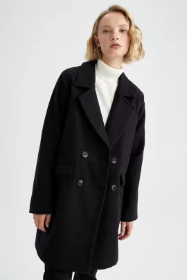 Пальто DeFacto, Цвет: Черный, Размер: M, изображение 6