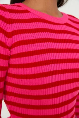 Свитер TRENDYOLMILLA, Цвет: Розовый, Размер: S, изображение 4