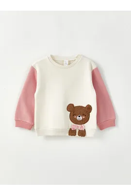 Свитшот LC Waikiki, Цвет: Бежевый, Размер: 9-12 мес.