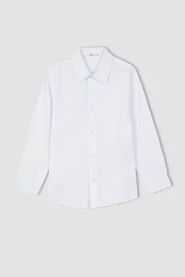 Рубашка DeFacto, Цвет: Белый, Размер: 12-13 лет, изображение 4