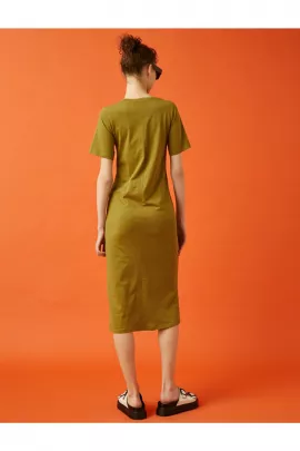 Платье Koton, Цвет: Зеленый, Размер: S, изображение 4