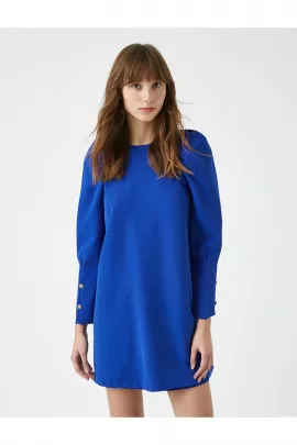 Платье Koton, Цвет: Синий, Размер: 36, изображение 2