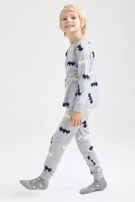 Пижамный комплект DeFacto, Цвет: Серый, Размер: 9-10 лет, изображение 3