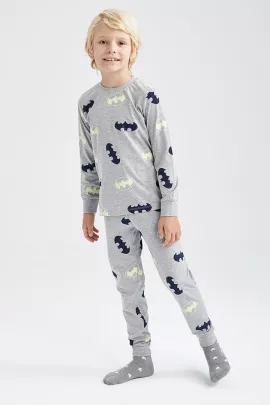 Пижамный комплект DeFacto, Цвет: Серый, Размер: 11-12 лет
