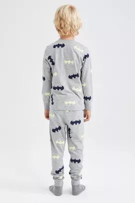 Пижамный комплект DeFacto, Цвет: Серый, Размер: 9-10 лет, изображение 5