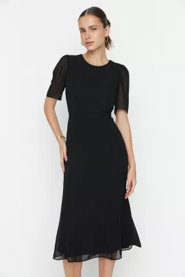 Платье TRENDYOLMILLA, Цвет: Черный, Размер: 40, изображение 3