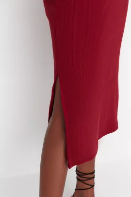 Платье TRENDYOLMILLA, Цвет: Бордовый, Размер: M, изображение 2