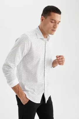 Рубашка DeFacto, Цвет: Белый, Размер: 2XL, изображение 5