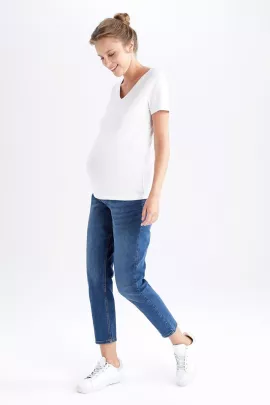 Джинсы для беременных DeFacto, Цвет: Синий, Размер: 36, изображение 4