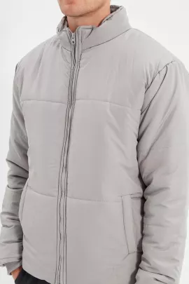 Куртка TRENDYOL MAN, Цвет: Серый, Размер: L, изображение 4