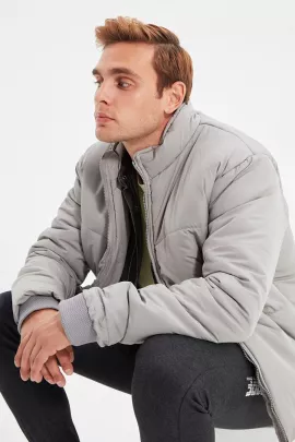 Куртка TRENDYOL MAN, Цвет: Серый, Размер: XL, изображение 2