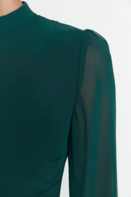 Платье TRENDYOLMILLA, Цвет: Зеленый, Размер: 36, изображение 4