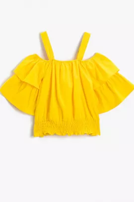 Блузка Koton, Цвет: Желтый, Размер: 3-4 года, изображение 2