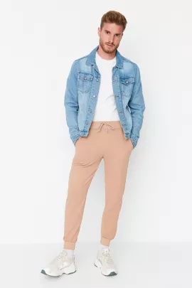 Спортивные штаны TRENDYOL MAN, Цвет: Бежевый, Размер: S, изображение 3