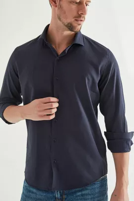 Рубашка D'S Damat, Цвет: Темно-синий, Размер: S, изображение 2