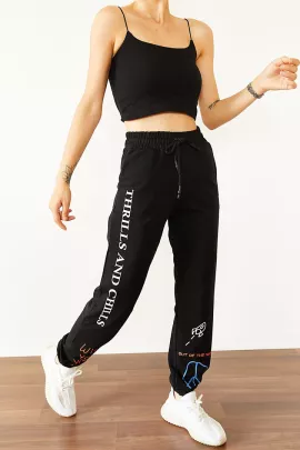 Спортивные штаны Xhan, Цвет: Черный, Размер: M, изображение 3